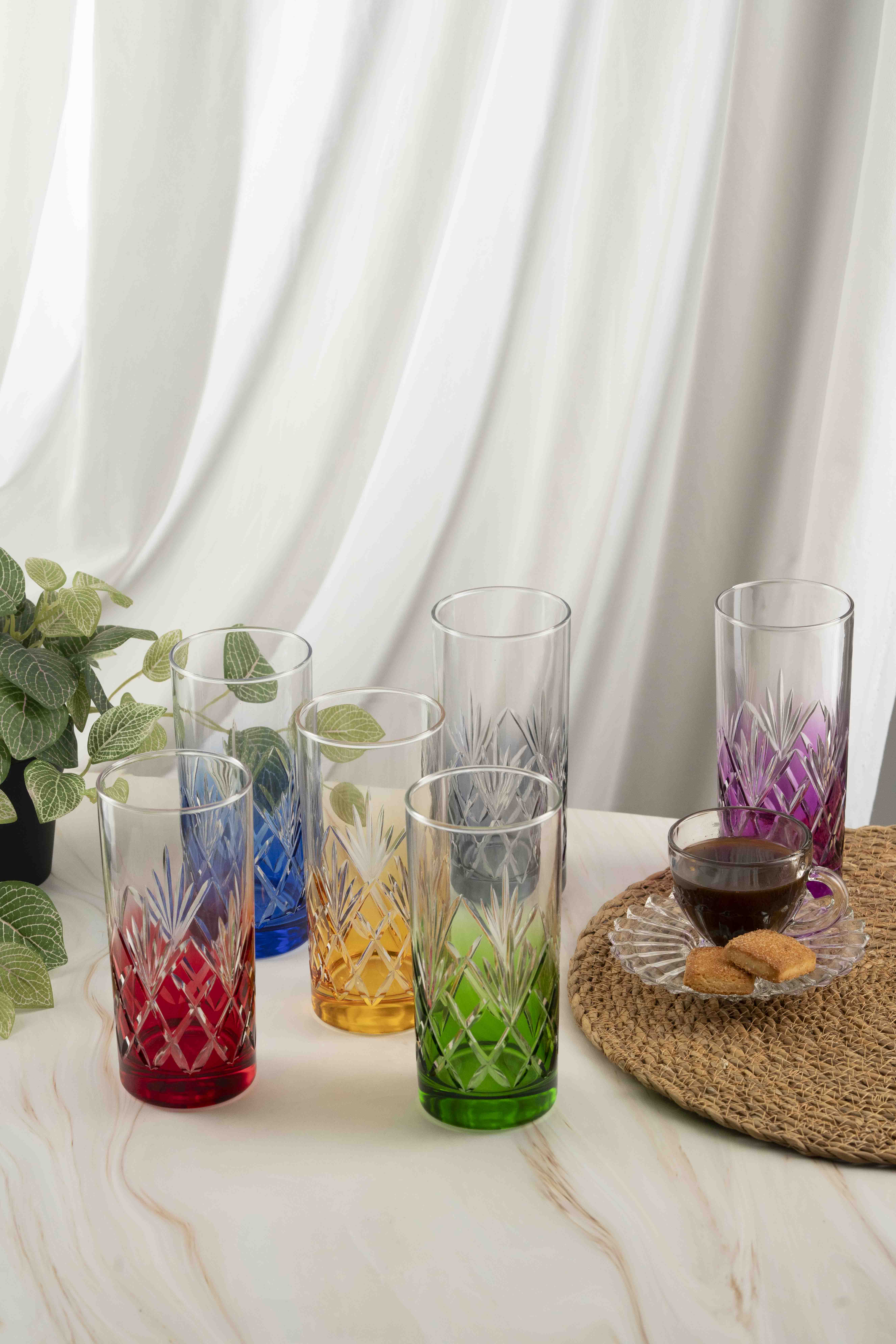 Pineapple Tall Water Glass 485ml