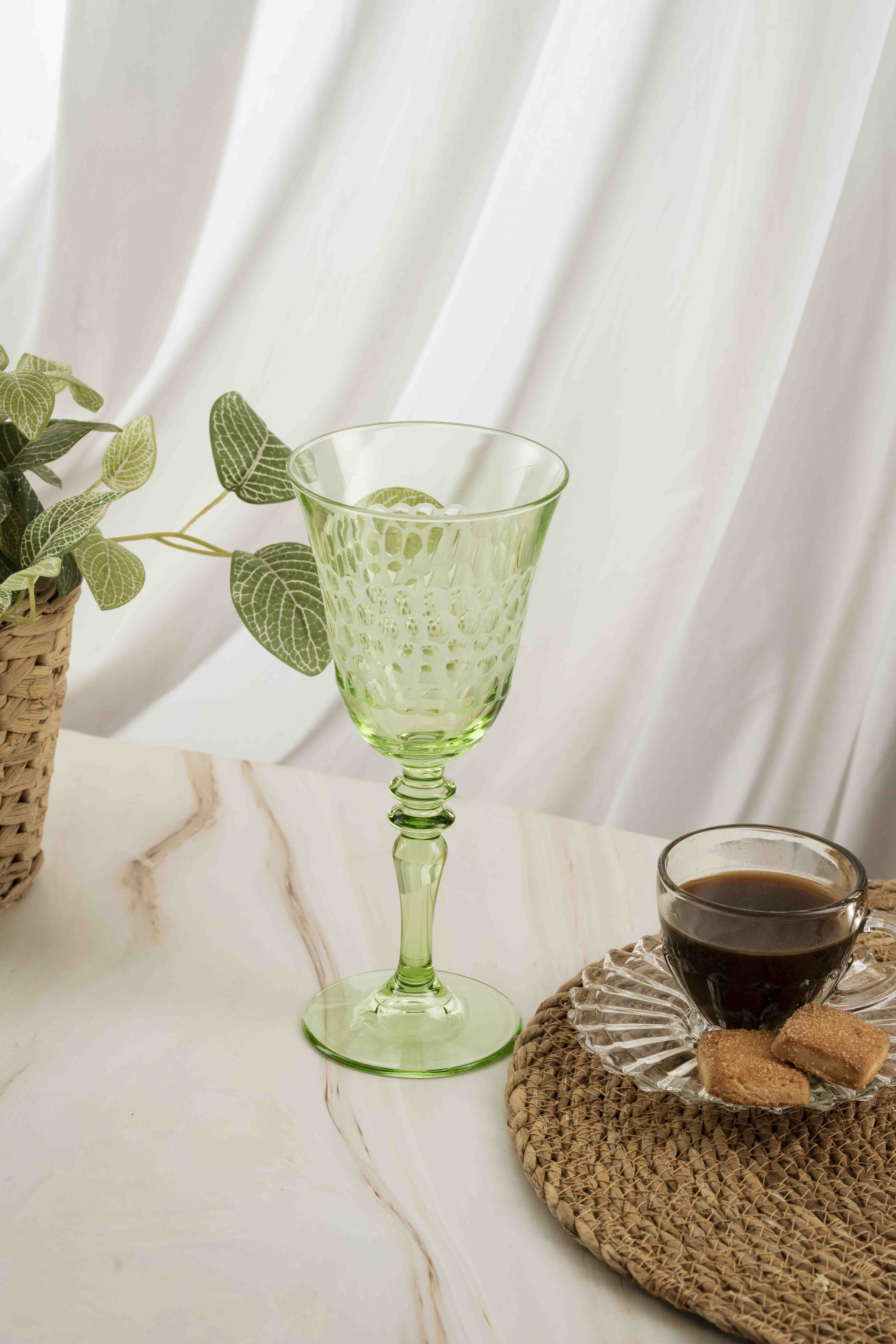 Grape Colored Tall Glass 270ml